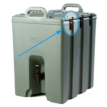 Carlisle LD222NLA03 Replacement Black Latch Assembly by Cateraide – Polyethylene (PE), Black
