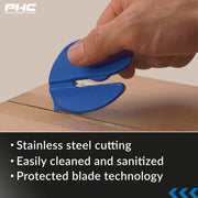 Bag Cutter by Pacific Handy Cutter – Stainless Steel, Blue, Model BC347