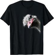 Dibble Dabble Designs Funny Ostrich Lovers and Emu Lovers T-Shirt, Black