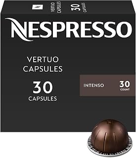 Nespresso Vertuo, Intenso, Dark Roast, Coffee Pods, 30 Count (Pack of 10)