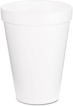 DART 12J16 12 oz Foam Cup (Case of 1000), white