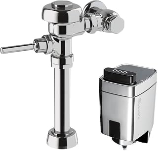 111 Water Closet Flushometer, 3780018 & Sloan EBV-500-A Retrofit, 3325500 Bundle - Fixture Connection Top Spud, 1.28 GPF Flush Valve, Exposed Side Mount Sensor, 72 Hour Sentinel Flush