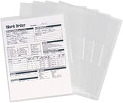SMEAD Organized Up Poly Translucent Project File Jacket, Letter Size, Clear, 30 per Pack (85753)