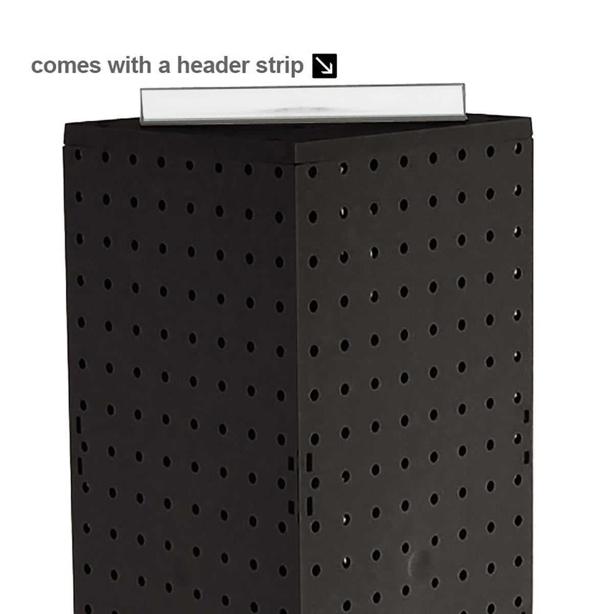 Azar Displays Pegboard Only / Black / Small Display Racks