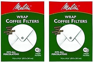 Melitta White Wrap Around Coffee Filter for Percolator (Pack of 2)