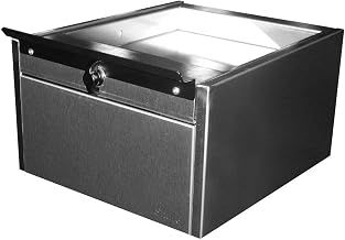 Duo-Drawer w/Sliding Deal Tray, 10"H for 4-1/2" Thick Wall, UL Bullet Resistant
