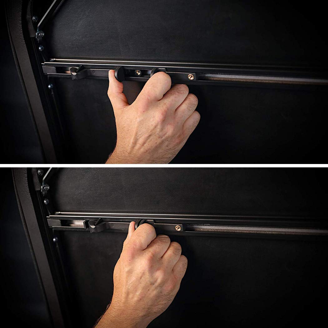 Latitude | Fits 2014-2018 GM Chevy Silverado/GMC Sierra with 6.6 FT Bed | Easy Install by LEER – Vinyl, Black, Model 630170