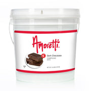 Dark Chocolate Compound 2.2 lbs - Natural Flavors by Amoretti – 2.2 Pound