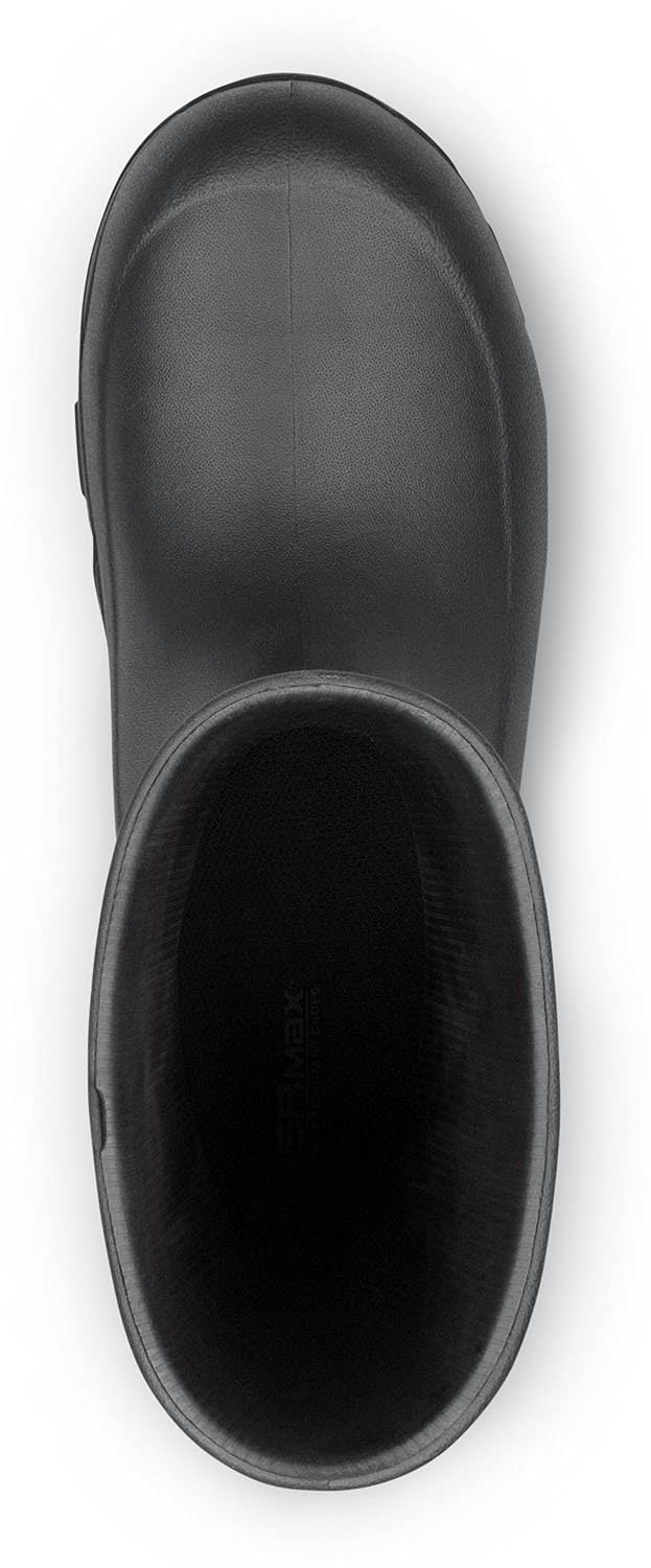 Unisex 10 Black Everett MaxTRAX Soft Toe Waterproof EVA Boot by SR Max – 8 Wide, Rubber, Black