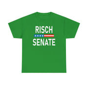 Jim Risch 2026 Idaho Irish Green by Brian Bula – XX-Large, Cotton, Irish Green, Model Risch Senate Shirt