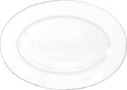 ITI-DO-86 Porcelain Dover 15-1/2-Inch by 11.125-Inch Platter, 12-Piece, White