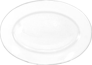 DO-84 Porcelain Dover 12-1/2-Inch by 9-Inch Platter by ITI – Ceramic, White, Pack of 36, Model 6127223