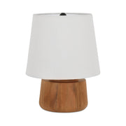 Bibi Table Lamp by Moe's Home Collection – Mango Wood, Brown, Model GK-1147-03-NA
