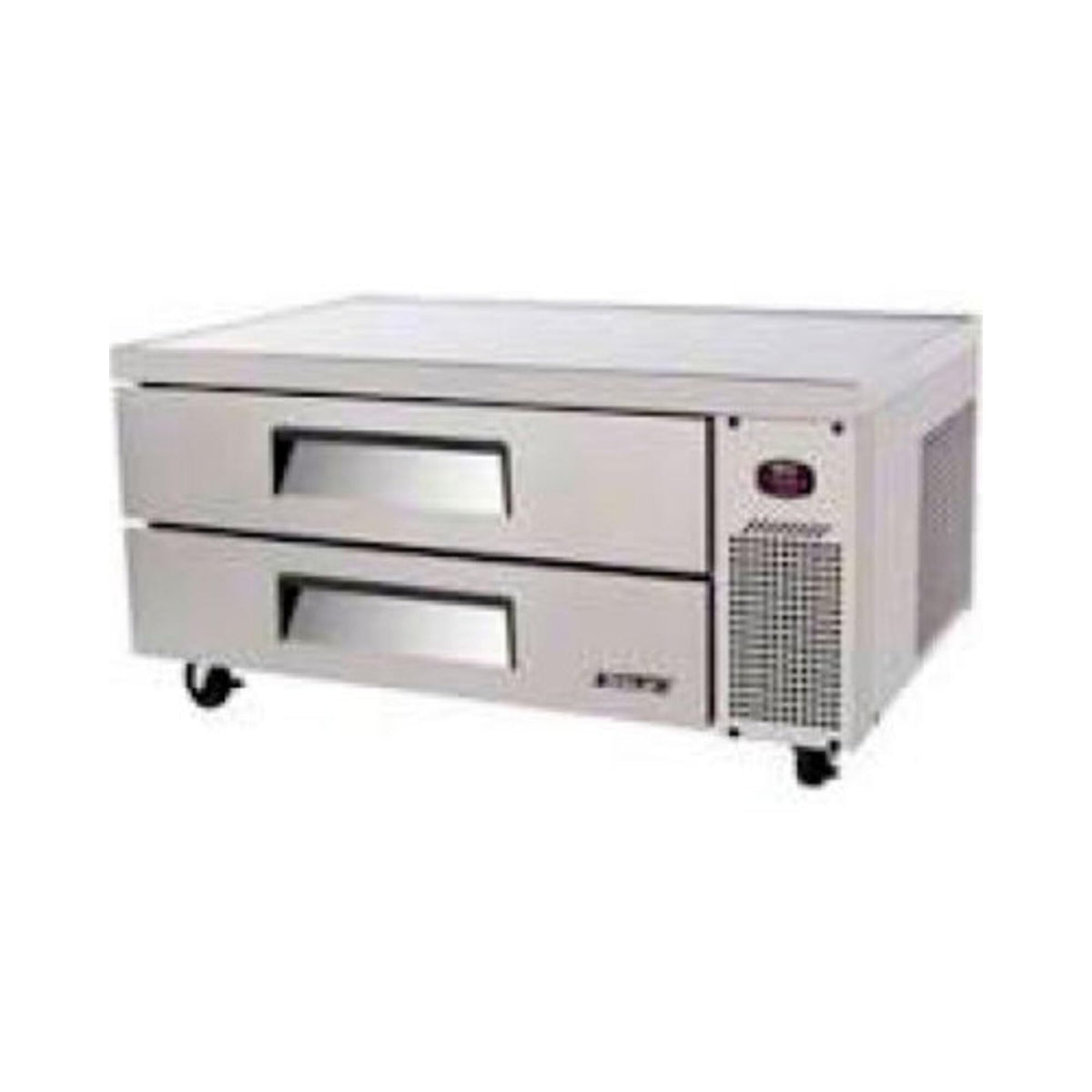 () - 47-5/8" Super Deluxe Chef Base by Turbo Air – 9.2 cubic_feet, Silver, Model TCBE-48SDR