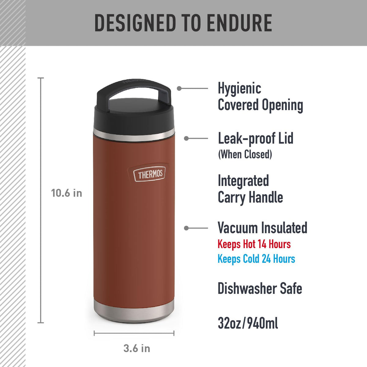 THERMOS Saddle / 32 Ounces / Classic Thermoses