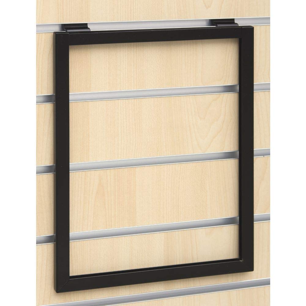 Metal Slatwall Sign Holder by TESTRITE INSTRUMENT CO – Metal, Black, Model FTSW2-V