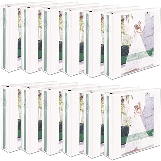 12 Avery Extra-Wide EZD Reference View 3-Ring Binders, 2 Capacity, White, EA - AVE01320