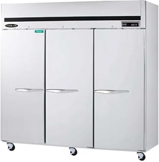 Kool-It KTSF-3 81-1/10" Three-Section Triple-Door Reach-in Freezer, 67 Cubic Feet