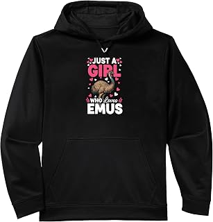 Emu Girl Vibes, Proud Emu Fan Performance Hoodie