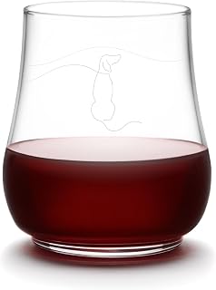 Libbey Modern Pets Woof All Purpose Glasses, 17 ounce, Set of 4