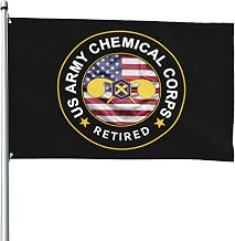US Chemical Corps Retired Outdoor 4x6Ft Waterproof Polyester Flag - Home Yard Decor10