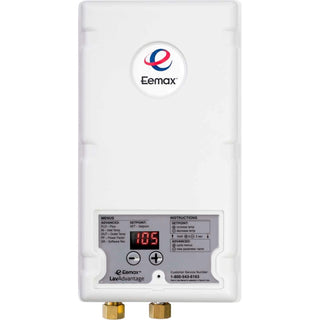 Lavadvantage - Thermostatic Electric Tankless Water Heater by Eemax – 9.5 gallons, Copper, White, Model SPEX95T