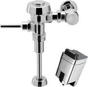 Royal 186 Urinal Flushometer, 3012600 & Sloan EBV-500-A Retrofit, 3325500 Bundle - Fixture Connection Top Spud, 1.5 GPF Manual Flush Valve, Exposed Side Mount Sensor, 72 Hour Sentinel Flush