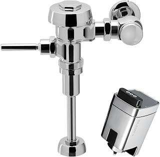Royal 186 Urinal Flushometer, 3012600 & Sloan EBV-500-A Retrofit, 3325500 Bundle - Fixture Connection Top Spud, 1.5 GPF Manual Flush Valve, Exposed Side Mount Sensor, 72 Hour Sentinel Flush