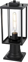 Elegant Lighting Memphis 7" Outdoor Pendant in Black
