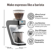 Sette 30 Conical Burr Grinder by Baratza – 0.3 kilograms, Stainless Steel, Black, Model 1130