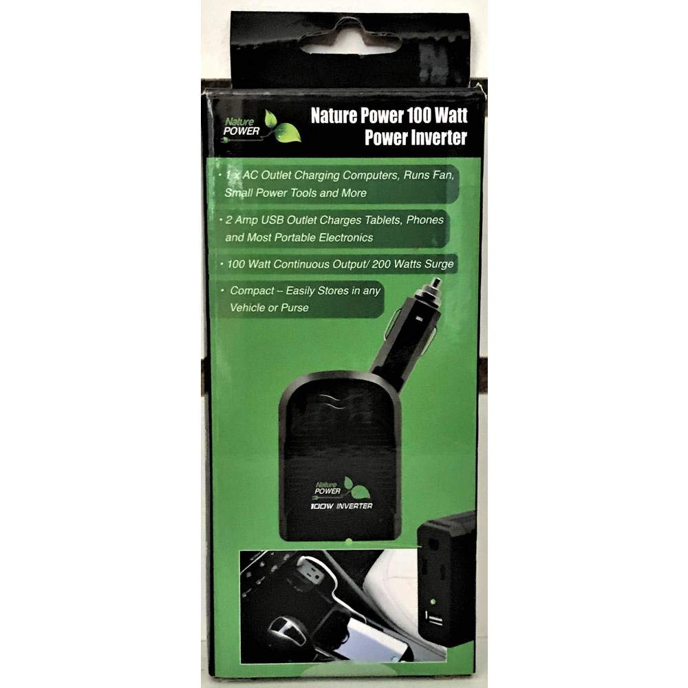 100 Watt Inverter by Nature Power – Model 37100