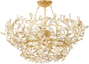Hudson Valley Lighting 4456-VGL MAYBROOK - 6 Light Chandelier - 16 Inches Tall and 28 Inches Wide - Vintage Gold Leaf