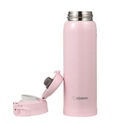Stainless Steel Mug by Zojirushi – 16 Ounces, Plastic, Pearl Pink, Model SM-SA48PB