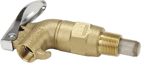 Wesco 272081 Heavy Duty Brass Rigid Shank Faucet with PTFE Gasket, 0.75" NPT Connection