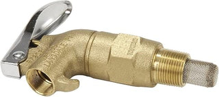Wesco 272081 Heavy Duty Brass Rigid Shank Faucet with PTFE Gasket, 0.75" NPT Connection