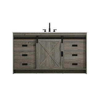 Austin Bathroom Vanity Rustic Grey by Lighting Design – Engineered Wood, Rustic Grey, Model VF90560RG