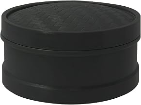 G.E.T. 8 1/2" Black Round Steamer Set (Set of 12)