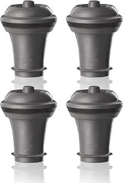 Vacu Vin Wine Saver Vacuum Stoppers Set of 4 – Grey