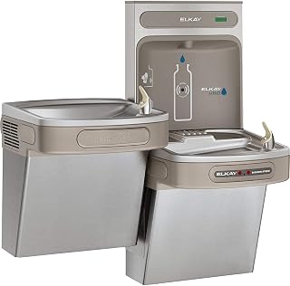 Elkay EZH2O Bottle Filling Station with Bi-Level ADA Cooler Hands Free Activation Refrigerated Stainless