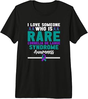 I Love Someone Who is Rare Cornelia De Lange Syndrome Premium Tri-Blend T-Shirt
