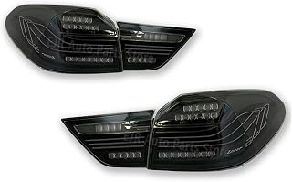 Compatible For BMW X4 F26 LED Taillight 2013-2016 Modified CSL Suspended Line Rear Tail Light Dynamic Welcome Turn Signal Car Lamp(Black)