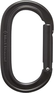 Black Diamond Oval Keylock Carabiner, Black