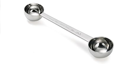 Tablecraft Coffee Scoop, Stainless Steel 1 &2 Table Spoon Combo