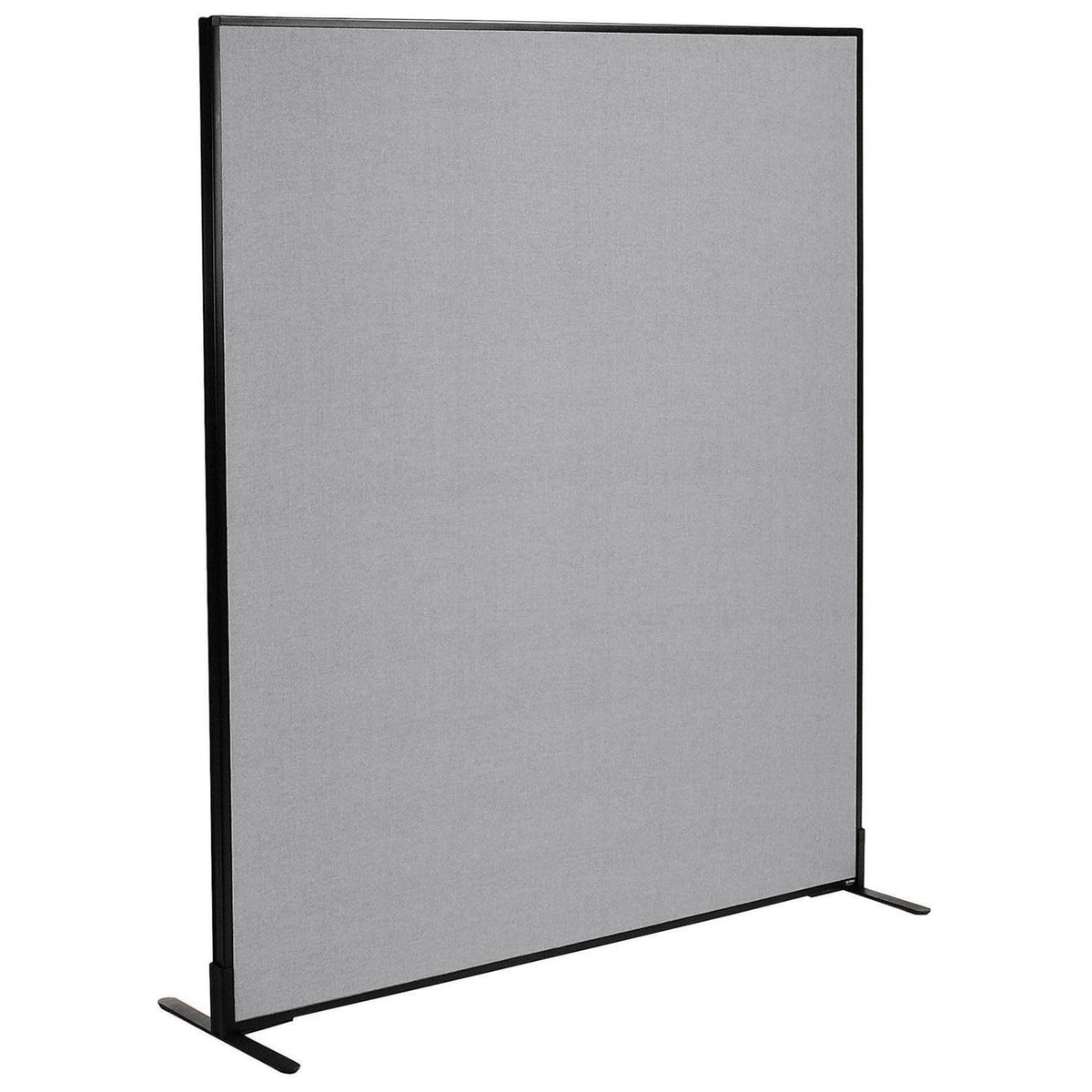 Freestanding Office Partition Panel by Global Industrial – Alloy Steel, Gray, Model 238640FGY
