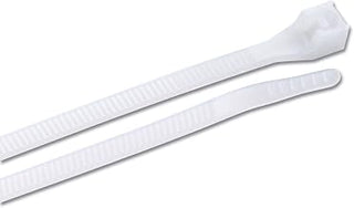 Gardner Bender 46-315M DoubleLock Cable Tie, 14 inch, 75 lb, Electrical Wire and Cord Management, Nylon Zip Tie, 1000 Pk, Natural White