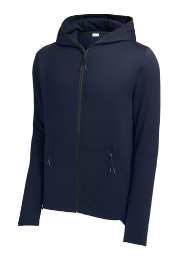 Unisex Circuit Hooded Full Zip True Navy by SPORT-TEK – 4X-Large, True Navy, Model ST870