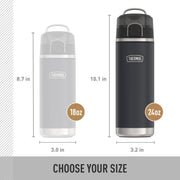 ICON SERIES by THERMOS – 24 Ounces, 24.0 fluid_ounces, Stainless Steel, White, Model IS2252WH4