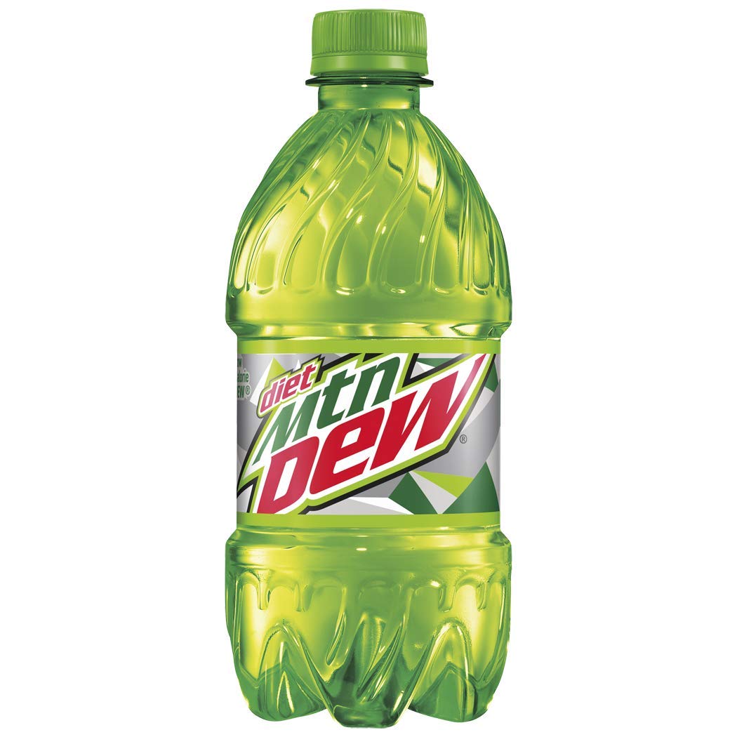 Diet, 12 Fl Oz Bottles, 8 Pack by Mountain Dew – 12 Fl Oz (Pack of 8), green, Pack of 8