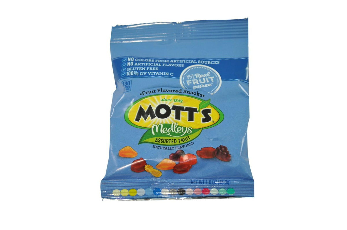 Motts Assorted Fruit Snacks by Mott's – 1.6 Ounce, Pack of 144