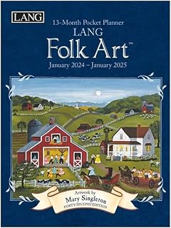 LANG Lang Folk Art™ 2024 Monthly Pocket Planner (24991003162)